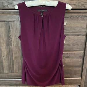 White House Black Market Keyhole Shell w/Jewel